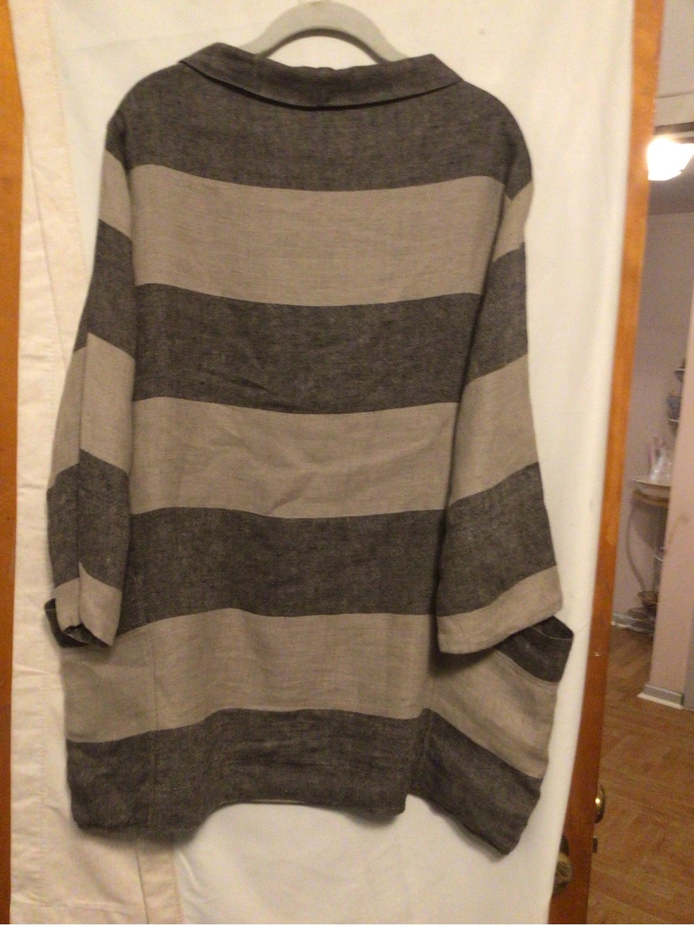 South Street Linen Lagan earthy relaxed fit linen blouse SZ 3 (XL-1X) flowy - Picture 7 of 13